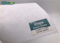 % 100 Polyester Nakış Taşıyıcı Kumaş 100cm Genişlik Ekstra Beyaz